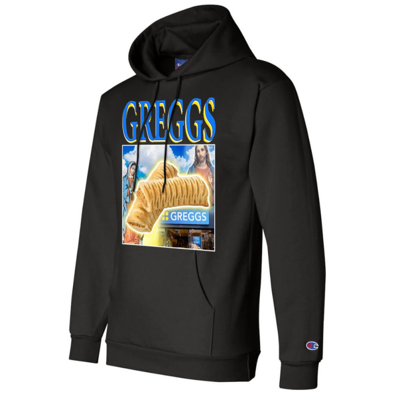 Greggs Sausage Roll, The Greggs Sausage Roll, Greggs Sausage Rolls, Gr Champion Hoodie by ELMAV | Artistshot