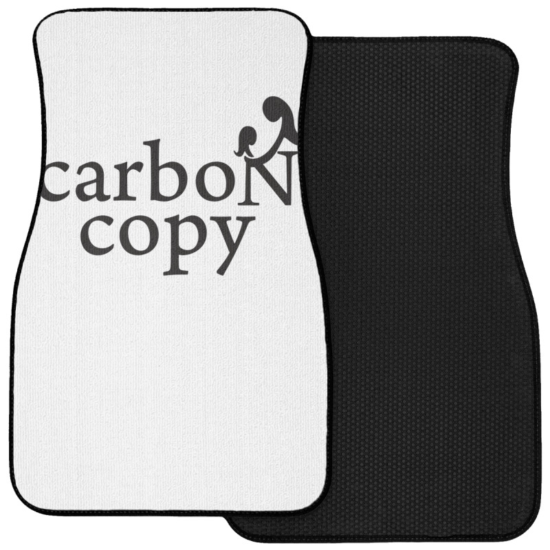 Menmommy Carbon Copy   Black Print Front Car Mat | Artistshot