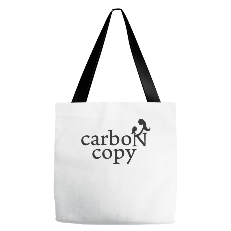 Menmommy Carbon Copy   Black Print Tote Bags | Artistshot