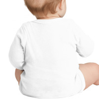 Close-up Of Border Collie, 1.5 Years Old, Looking At Camera Against Wh Long Sleeve Baby Bodysuit | Artistshot