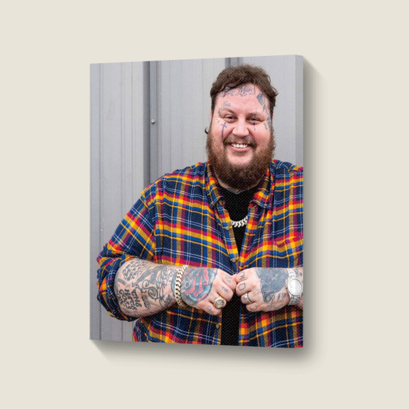 Jelly Roll Smile Portrait Canvas Print | Artistshot