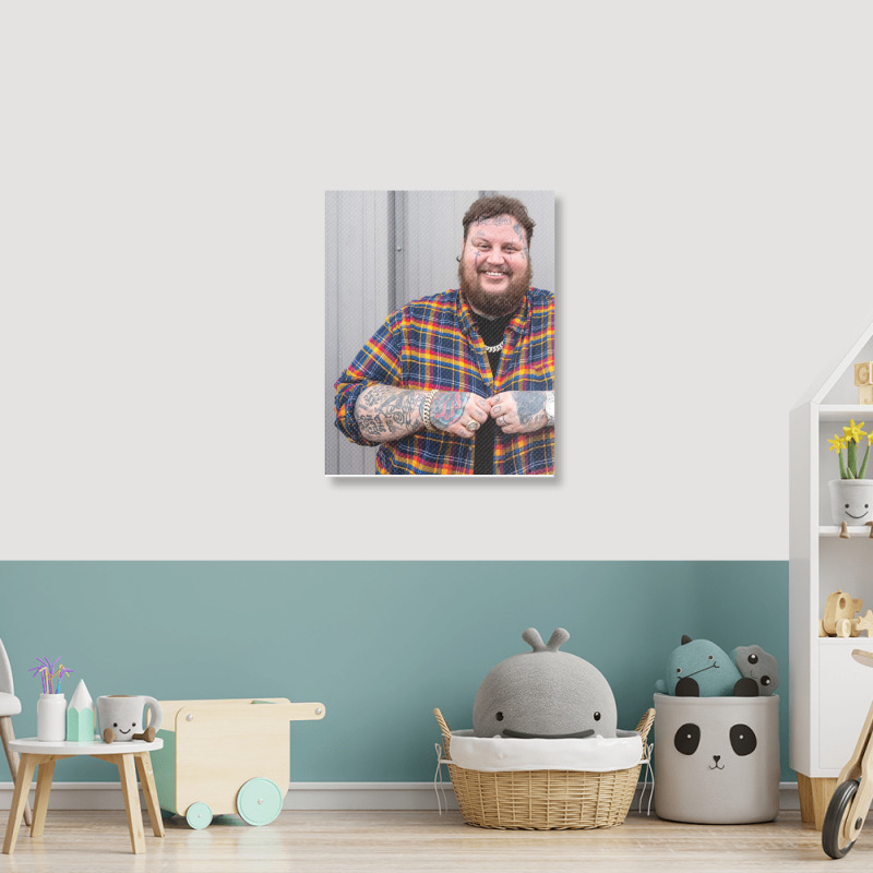 Jelly Roll Smile Portrait Canvas Print | Artistshot