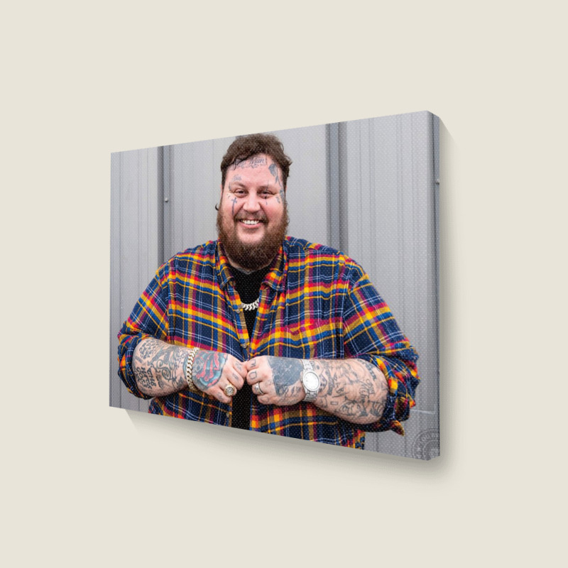 Jelly Roll Smile Landscape Canvas Print | Artistshot