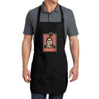 Disobeyy Native American Face Portraitt Anti Colonisation Mexico Usa P Full-length Apron | Artistshot