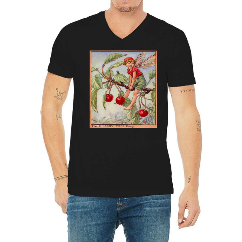 Cicely Mary Barker The Cherry Tree V-neck Tee | Artistshot