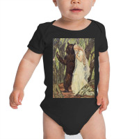 Bear Consoling Weeping Bride Baby Bodysuit | Artistshot