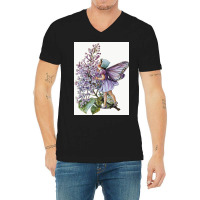 Lilac Fairy V-neck Tee | Artistshot