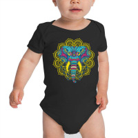 Elephant Mandala Oriental Indian African Hinduism Yoga Gift T Shirt Baby Bodysuit | Artistshot