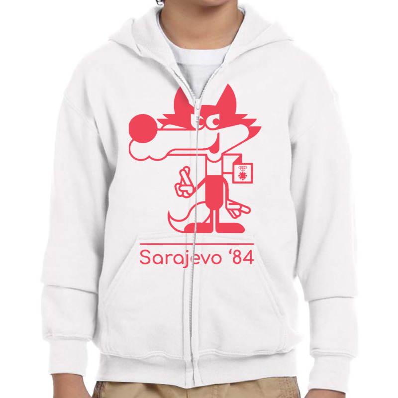 Winter Olympics Sarajevo Youth Zipper Hoodie | Artistshot