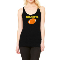 Football Mens Grateful Thankful Blessed Football Thanksgiving Leg 145 Racerback Tank | Artistshot