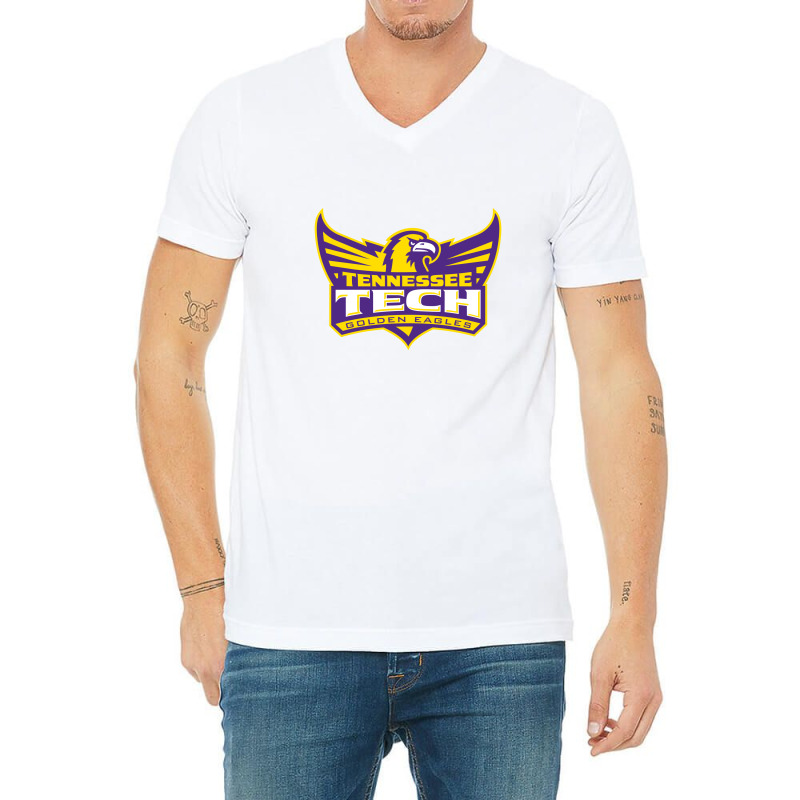 Tennessee Tech Golden V-Neck Tee by JunkoNoha | Artistshot