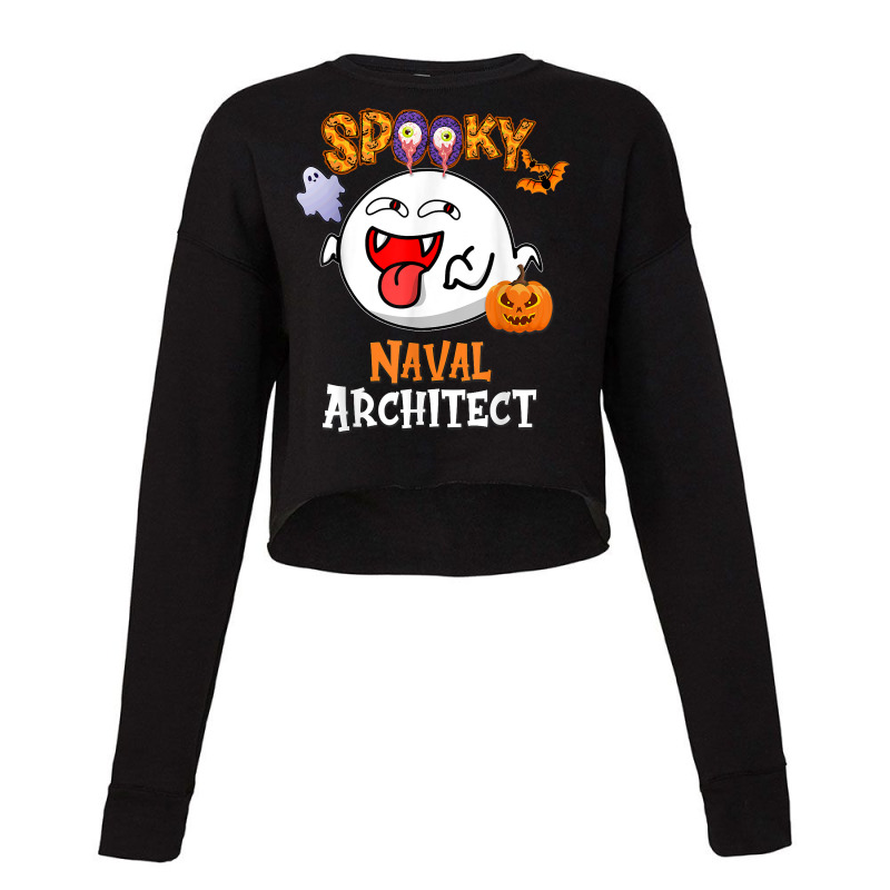 Boo Halloween Costume Spooky Naval Architect T Shirt Cropped Sweater by dubrayhecallezhd | Artistshot