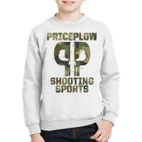 Priceplow Shooting Sports Camo Shirt (front Only) T Shirt Youth Sweatshirt | Artistshot