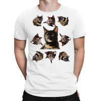 Tortie Cat Tortoiseshell Overload Multi Cat T Shirt T-shirt | Artistshot