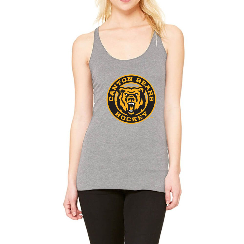 Canton Bears Hockey Racerback Tank | Artistshot