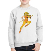 Womens Thundercats Cheetara Portrait V Neck T Shirt Youth Sweatshirt | Artistshot