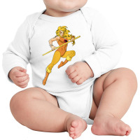 Womens Thundercats Cheetara Portrait V Neck T Shirt Long Sleeve Baby Bodysuit | Artistshot