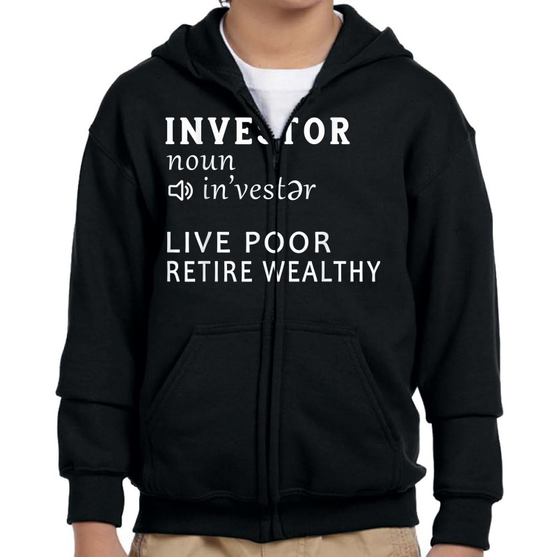 Candlestick Stocks Gifts For Traders Trading Investor Market T Shirt Youth Zipper Hoodie by uekirstockpg | Artistshot