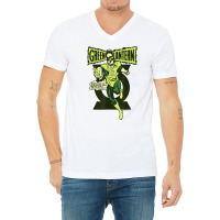 Green Lantern Retro Oath T Shirt V-neck Tee | Artistshot