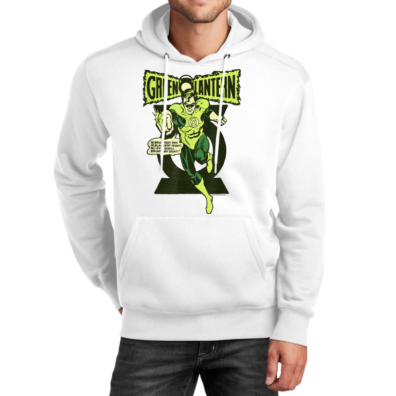 Green Lantern Retro Oath T Shirt Unisex Hoodie | Artistshot