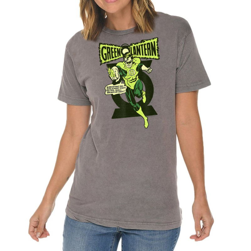 Green Lantern Retro Oath T Shirt Vintage T-shirt | Artistshot