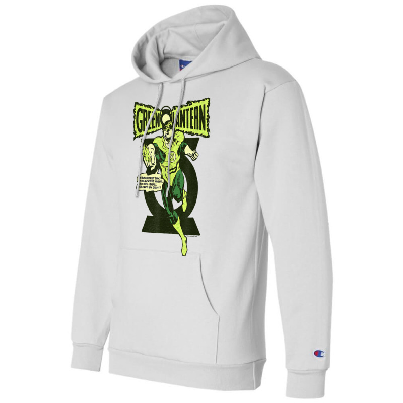 Green Lantern Retro Oath T Shirt Champion Hoodie | Artistshot