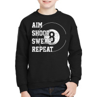 Billard Billiards 8 Eight Ball Retro Gift T Shirt Youth Sweatshirt | Artistshot