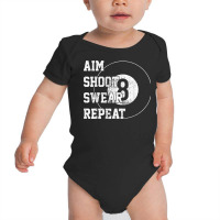 Billard Billiards 8 Eight Ball Retro Gift T Shirt Baby Bodysuit | Artistshot