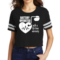 Living With Pacemaker T Shirt Battery Operayted Shirt Scorecard Crop Tee | Artistshot