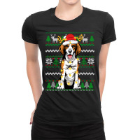 Beagle Christmas Lights Xmas Matching Family Dog Lover 129 Dog Lover Ladies Fitted T-shirt | Artistshot