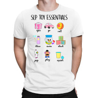 Slip Toy Essentials Slp Speech Pathologist Speech Therapy T Shirt T-shirt | Artistshot