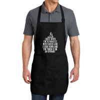 Hate When Cardio   Lifting Weights Funny Gym & Workout Shirt Full-length Apron | Artistshot