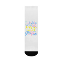 Twinkle.little.star Uncle Wonders What You Are Gender Reveal T Shirt Crew Socks | Artistshot