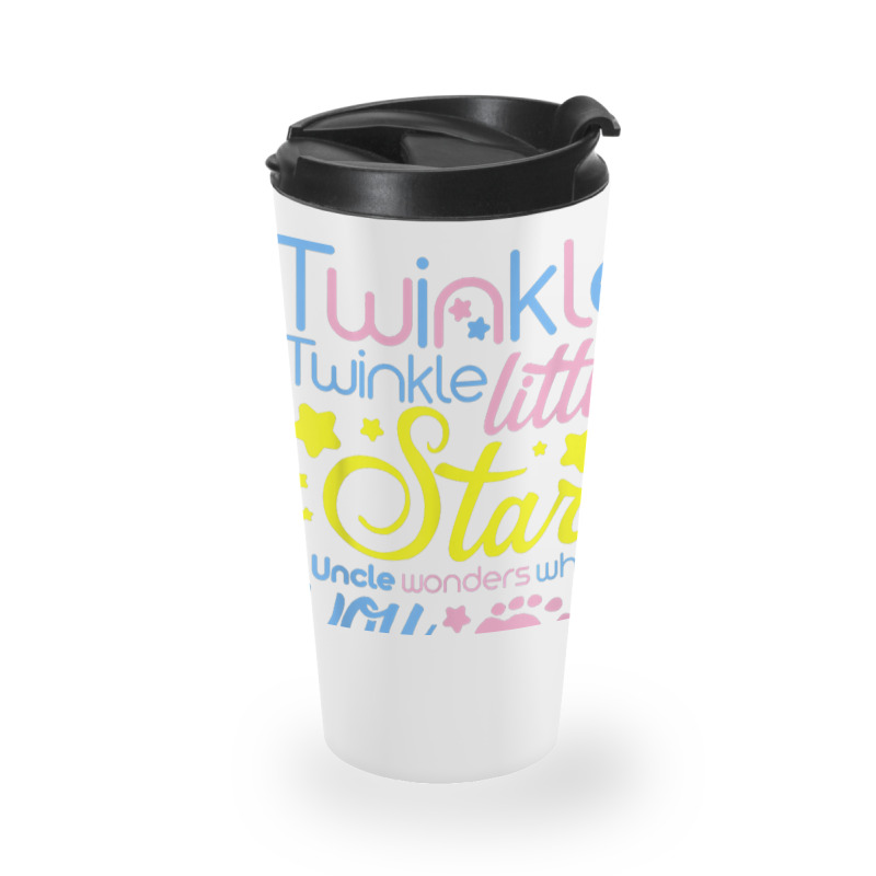 Twinkle.little.star Uncle Wonders What You Are Gender Reveal T Shirt Travel Mug | Artistshot