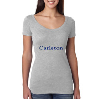 The Carleton College Women's Triblend Scoop T-shirt | Artistshot