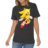 Yellow Hedgehog Jumps Aside Vintage T-shirt | Artistshot