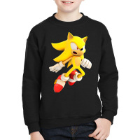 Yellow Hedgehog Jumps Aside Youth Sweatshirt | Artistshot