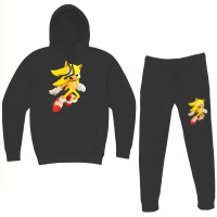 Yellow Hedgehog Jumps Aside Hoodie & Jogger Set | Artistshot