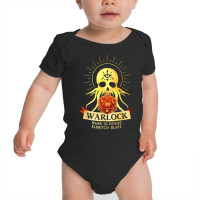 Warlock Class D20 Tabletop Dungeons Rpg Gaming Dragons T Shirt Baby Bodysuit | Artistshot