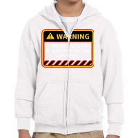 Warning Contains Facts May Find Offensive Humor T Shirt Youth Zipper Hoodie | Artistshot