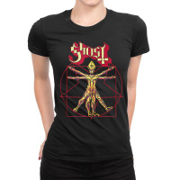 Ghost – Red Popestar Man Tank Top Ladies Fitted T-shirt | Artistshot