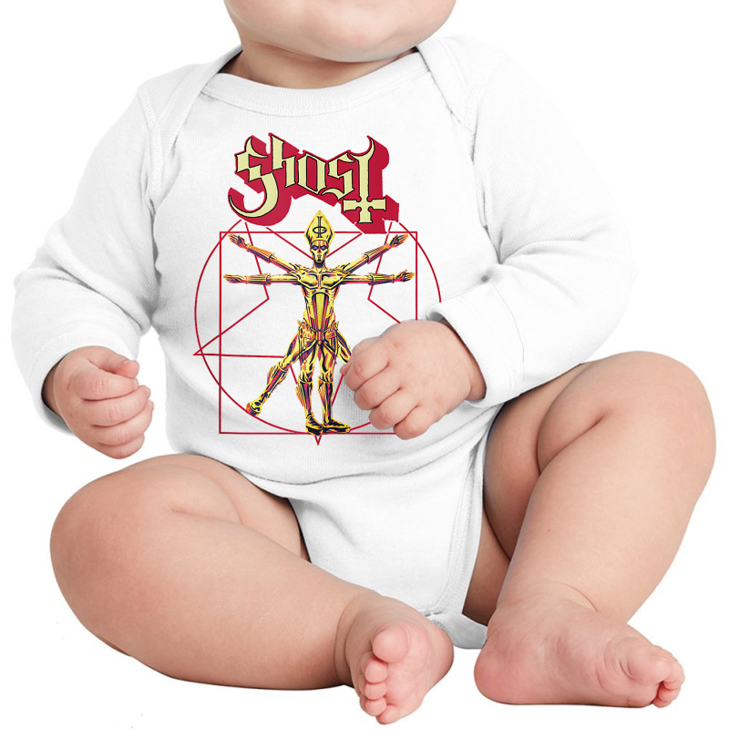 Ghost – Red Popestar Man Tank Top Long Sleeve Baby Bodysuit by fallenafsericebe | Artistshot