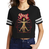 Ghost – Red Popestar Man Tank Top Scorecard Crop Tee | Artistshot