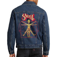 Ghost – Red Popestar Man T Shirt Men Denim Jacket | Artistshot