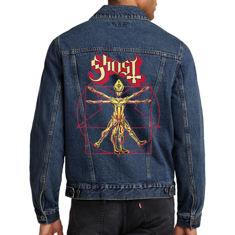 Ghost – Red Popestar Man T Shirt Men Denim Jacket by fallenafsericebe | Artistshot