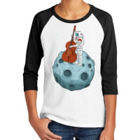 Double Bass Shirt Contrabass Jazz Music Gifts Upright Bass T Shirt Youth 3/4 Sleeve | Artistshot