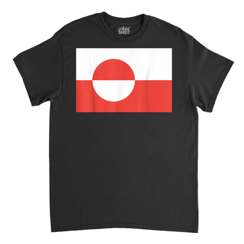 Flag Of Greenland T Shirt Tee Tees T Shirt Tshirt Classic T-shirt | Artistshot