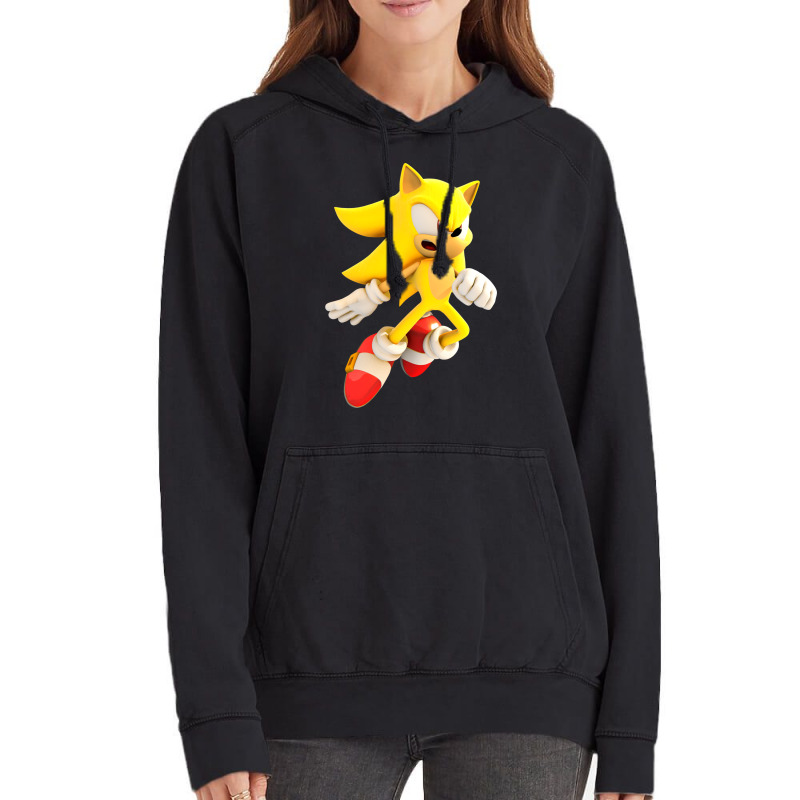 Yellow Hedgehog Jumps Aside Vintage Hoodie by BobbieJLopez | Artistshot