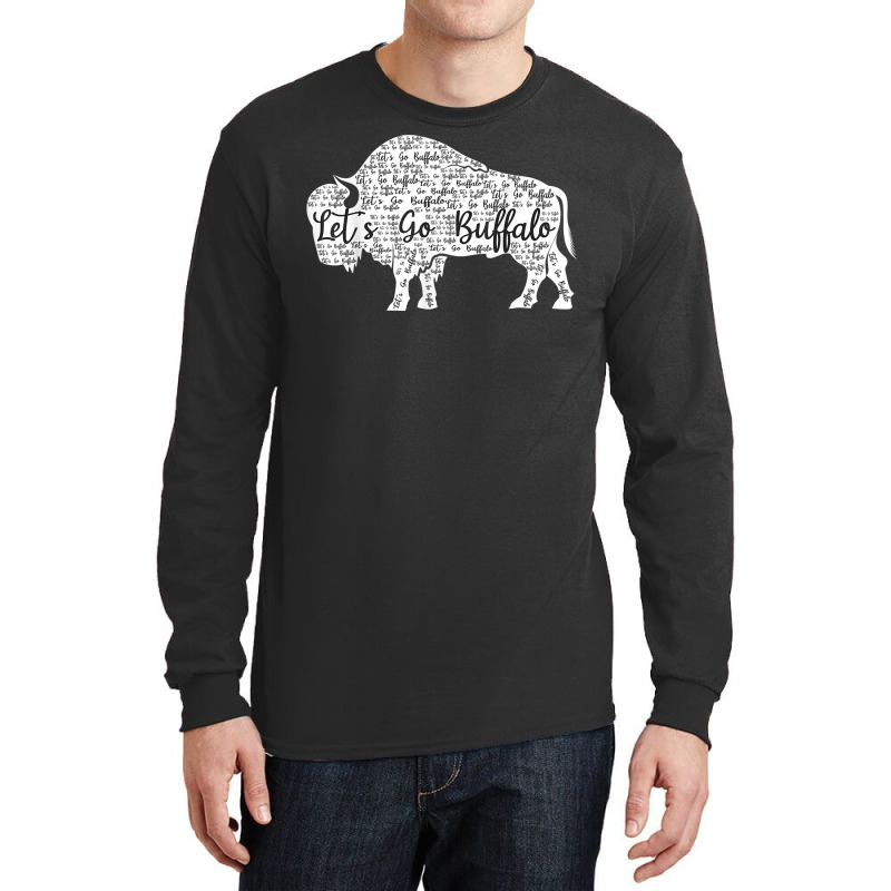 Lets Go Buffalo Shirt New York Buffalo Sports Fan Buffalo T Shirt Long Sleeve Shirts | Artistshot