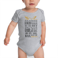 Isiah 4031, Run & Not Get Weary T. Shirt Baby Bodysuit | Artistshot